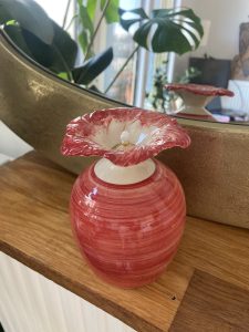 MINI-LAMPE FLEUR ROUGE COQUELICOT
