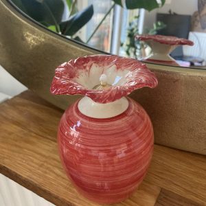 MINI-LAMPE FLEUR ROUGE COQUELICOT