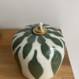 Mini-lampe à huile flammes vertes