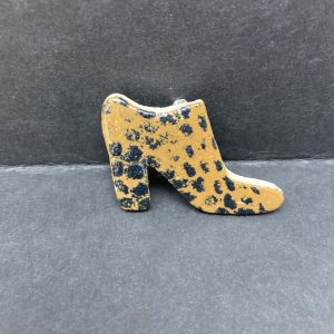 Broche chaussure noire et pain d'épice