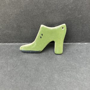 Broche chaussure vert kaki