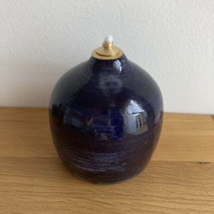 Mini-lampe à huile bleu nuit
