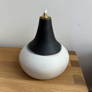 Mini lampe à huile blanche & noire